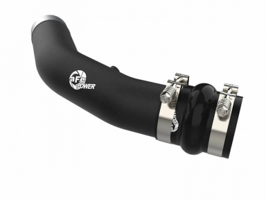 6.7 Powerstroke BladeRunner 3 IN Aluminum Hot Charge Pipe Black | aFe 46-20738-B