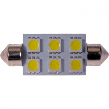 212 White 5050SMD 6 LED Bulb Dorman 212W-SMD