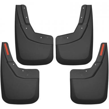 Black Custom Molded Mud Guard Set Husky Liners 56886