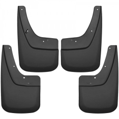 LML|L5P Duramax Black Custom Molded Mud Guard Set Husky Liners 56896