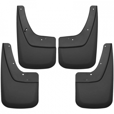 LML|L5P Duramax Black Custom Molded Mud Guard Set Husky Liners 56896