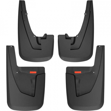 6.7 Cummins Black Custom Molded Mud Guard Set Husky Liners 58046