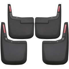 Black Custom Molded Mud Guard Set Husky Liners 58286