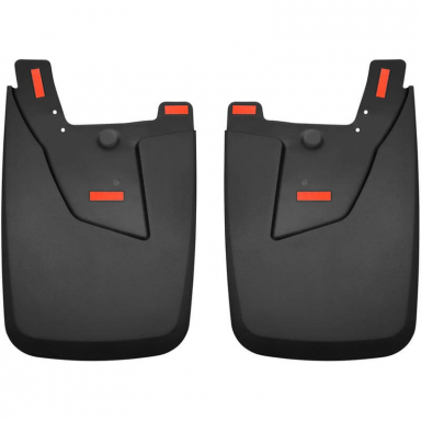 Black Custom Molded Rear Mud Guards Husky Liners 59051