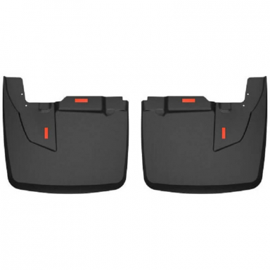 6.7 Cummins Black Custom Molded Dually Rear Mud Guards Husky Liners 59071