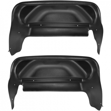 Black Rear Wheel Well Guards Husky Liners 79031