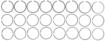 6.0 Powerstroke .040 Piston Ring Complete Set Mahle 41940-040
