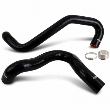 Silicone Radiator Hose Reroute Kit - Black Mishimoto MMHOSE-F2D-01RRBK