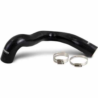 7.3 Powerstroke Silicone Reroute Upper Radiator Hose - Black Mishimoto MMHOSE-F2D-99UBK