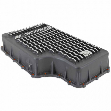 6.7 Powerstroke 6R140 Cast Aluminum Transmission Pan Mishimoto MMTP-F2D-11