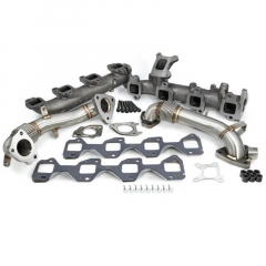 L5P Duramax High-Flow Exhaust Manifolds With Up-Pipes PPE 116112500