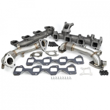 L5P Duramax High-Flow Exhaust Manifolds With Up-Pipes PPE 116112500