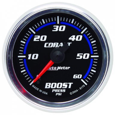 Cobalt Series Boost Gauge Auto Meter 6170