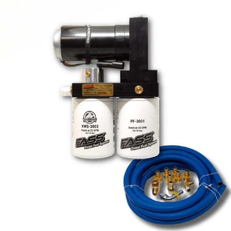 プスプス FASS Adjustable Diesel Fuel Lift Pump 165GPH Dodge Cummins 6.7L