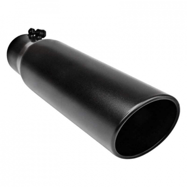 Atlas 940-5015 4-5 Inch Black Powder Coated Exhaust Tip