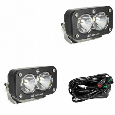 S2 Sport Clear Spot LED Pod Light | Baja Designs 547801