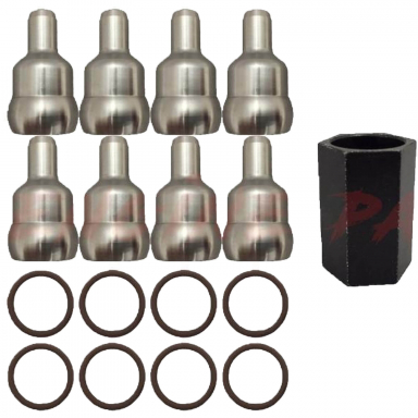 6.0 Powerstroke High Pressure Oil Rail Cup Repair Kit with Tool DK Engine DK-FD6.0-NCMK