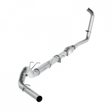 6.0 Powerstroke 5 Inch Turbo Back With Muffler Aluminized Exhaust System MBRP S62340P