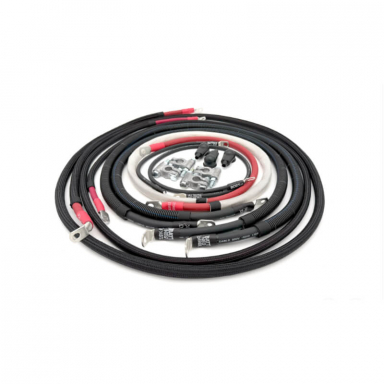 6.7 Powerstroke 2/0GA Battery Cable Kit Straight Starter Lug Big7Kits