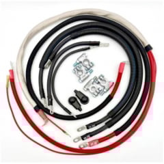 6.7 Powerstroke 2/0GA Battery Cable Kit Straight Starter Lug Big7Kits