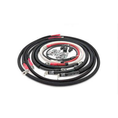 6.7 Powerstroke 2/0GA Battery Cable Kit 90 Degree Starter Lug Big7Kits