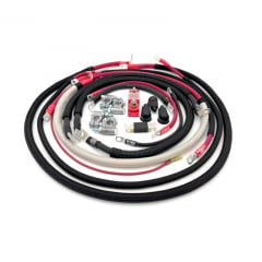 6.0 Powerstroke 2/0GA Battery Cable Kit 90 Degree Starter Lug Big7Kits