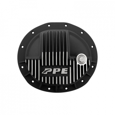 6.7 Cummins 9.25" - 12-Bolt Heavy-Duty Cast Brushed Aluminum Front Differential Cover PPE 238042010