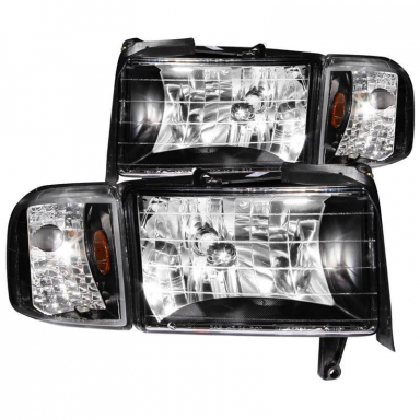 5.9 Cummins Black Crystal Headlight Anzo 111067