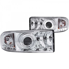 Ram 1994-2002 Chrome Projector With Halo Anzo 111195
