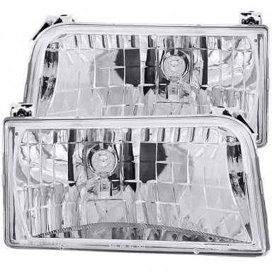 Powerstroke 1994-1996 Chrome Headlight | Anzo 111247