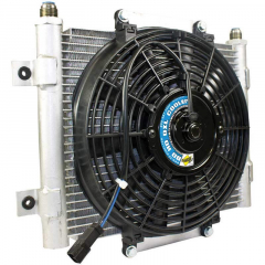 Xtruded Aux Transmission Cooler w|Fan | BD 1300611