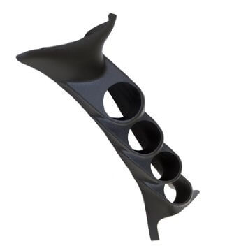 Super Duty 99-07 Quad Gauge Pillar Pod Mount | Auto Meter 17308