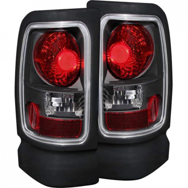 Ram 1994-2002 Taillights (Black) Anzo 211048