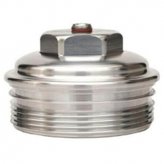 6.0 Powerstroke Billet Upper Fuel Filter Cap | BDP 220010