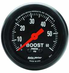 Z Series 60 Psi Boost Gauge | Auto Meter 2617