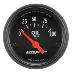 Z Series Oil Pressure 0-100 PSI Gauge | Auto Meter 2634