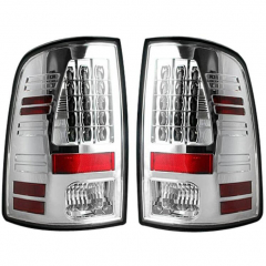 Ram 2009-2018 Chrome LED Tail Lights Recon 264169CL