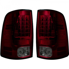 Ram 2009-2018 Dark Red Smoked LED Tail LIghts Recon 264236RBK
