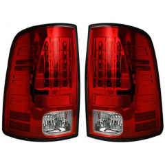 Ram 2009-2018 Red LED Tail Lights Recon 264236RD