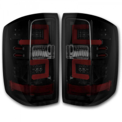 LML|L5P Duramax Smoked OLED Tail Lights Recon 264238BK