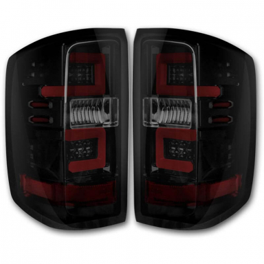 LML|L5P Duramax Smoked OLED Tail Lights Recon 264238BK