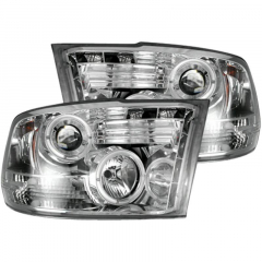 6.7 Cummins Clear Projector Headlights With CCFL Halos Recon 264270CLCC