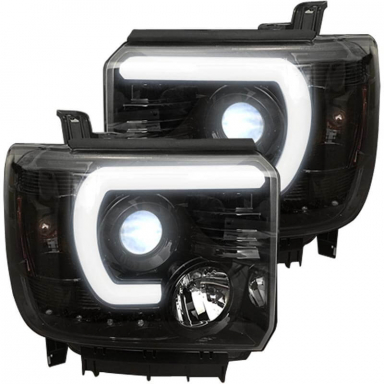 Duramax 15-18 Smoked Projector OLED U Bar Recon 264295BKC