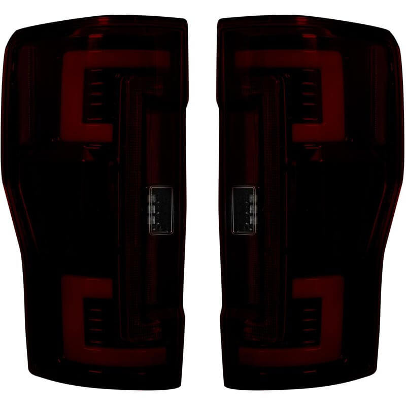 Super Duty Recon Dual U-Bar Dark Red Lens OLED Tail Lights