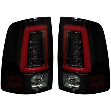 Ram 2013-2018 Smoked OLED Scanning Tail Lights Recon 264336BKS