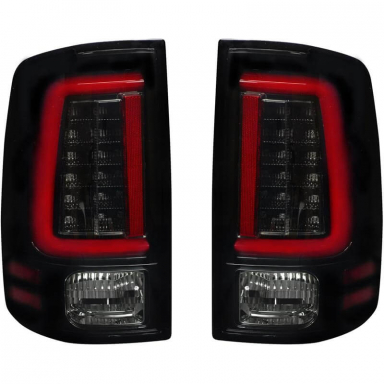 Ram 2013-2018 Smoked OLED Tail Lights Recon 264336BK