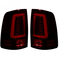 Ram 2009-2018 Dark Red Smoked OLED Tail Lights Recon 264369RBK