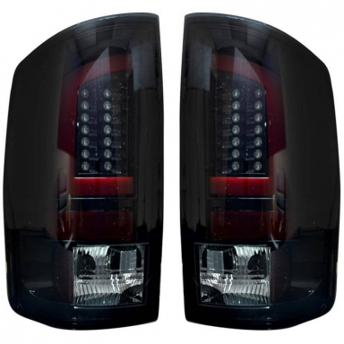 Ram 2007-2009 Smoked OLED Tail Lights Recon 264379BK