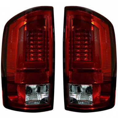 Ram 2007-2009 Red OLED Tail Lights Recon 264379RD