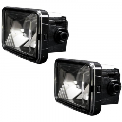 3.0/6.7 Powerstroke Smoked LED Fog Lights With Amber Turn Signal Recon 264520BK